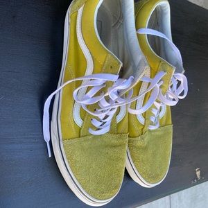 Vans Size 12 color is lime suede